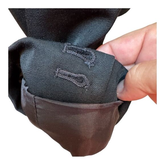 J Crew‎ 100% Wool Black Preppy Office Blazer Size 2 - Picture 5 of 11